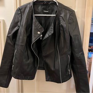 Express leather jacket